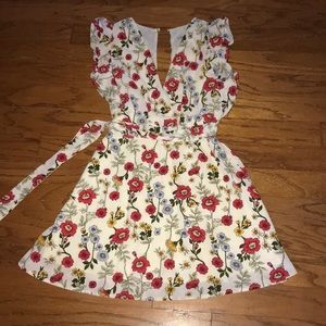 White Floral Sundress